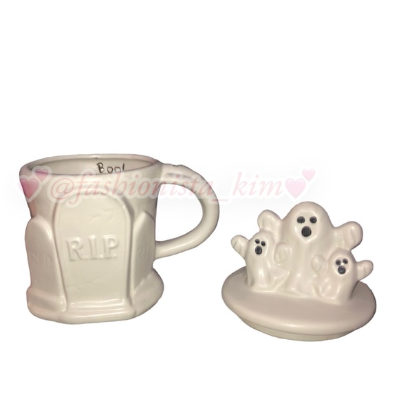Ghost RIP mug with topper new with tags - Picture 8 of 15